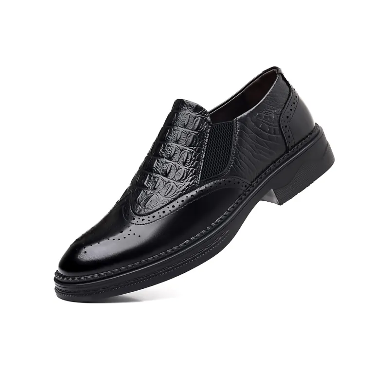 Captain illy Dress Shoes Men Mid Top Black/Brown-1