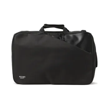 Beams Polyester Shoulder Bag, Crossbody Bag, Handbag Men's Black