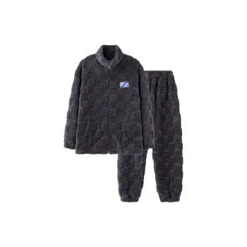 White Ran Men Pajama Sets