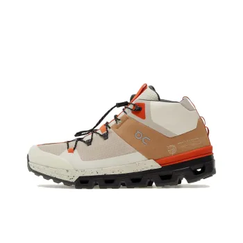 On Cloudtra Cushioning Wear Resistant Low Top Hiking/Trekking Shoes Men's Beige Brown