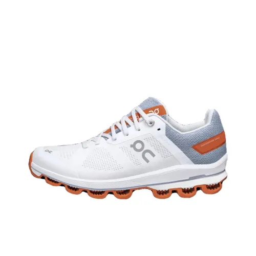 On Cloudsurfer 6 Running Shoes Women's Low-Top White/Orange