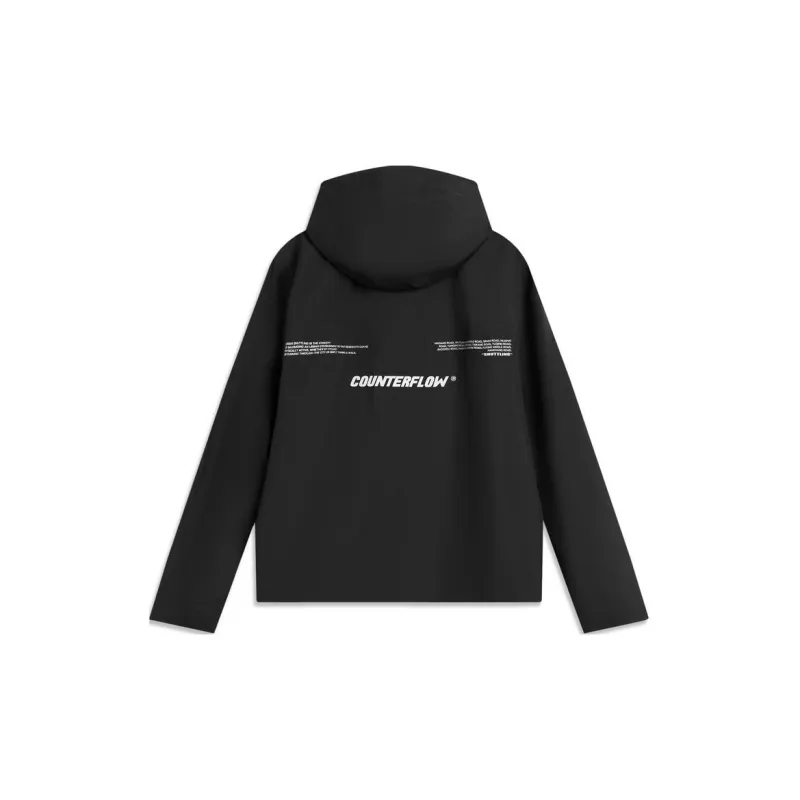 LiNing Waterproof Windbreaker Jacket Women's Black-1