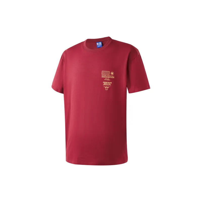 NBA Dragon Year Series T Shirt Unisex Deep Red-1