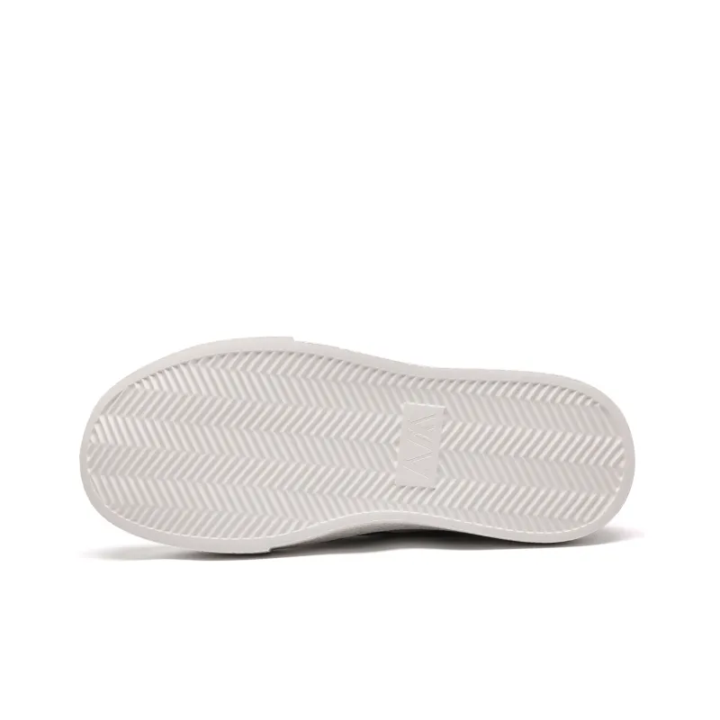 Anthony Miles Slip Resistant Cushioning Wear Resistant Low Top Skateboard Shoes Men's White-5