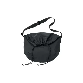 UNIQLO Cotton Shoulder Bag Crossbody Bag Regular Women's Black/Light Beige