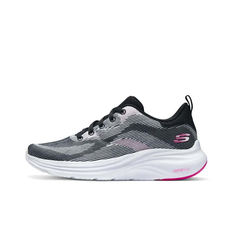 Skechers Low Top Casual Running Shoes Women's Black Purple Red-0