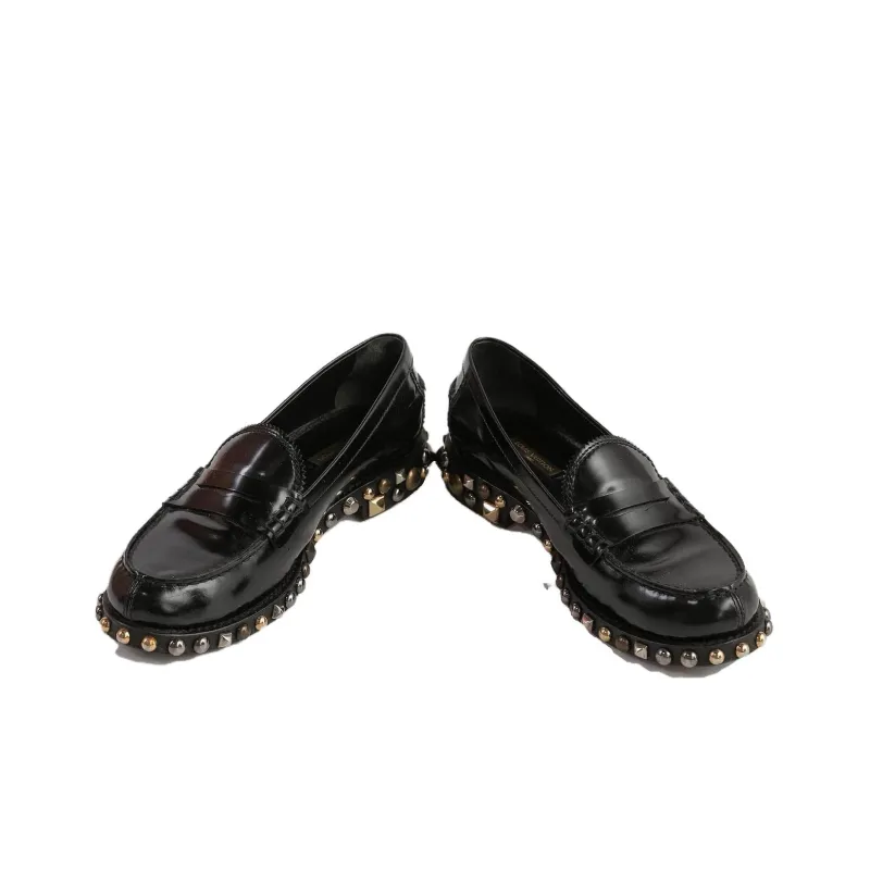 LOUIS VUITTON Casual Shoes Men's Black-3