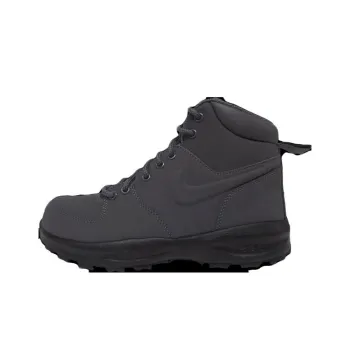 Nike Manoa Leather Ankle Boots Women's Gray