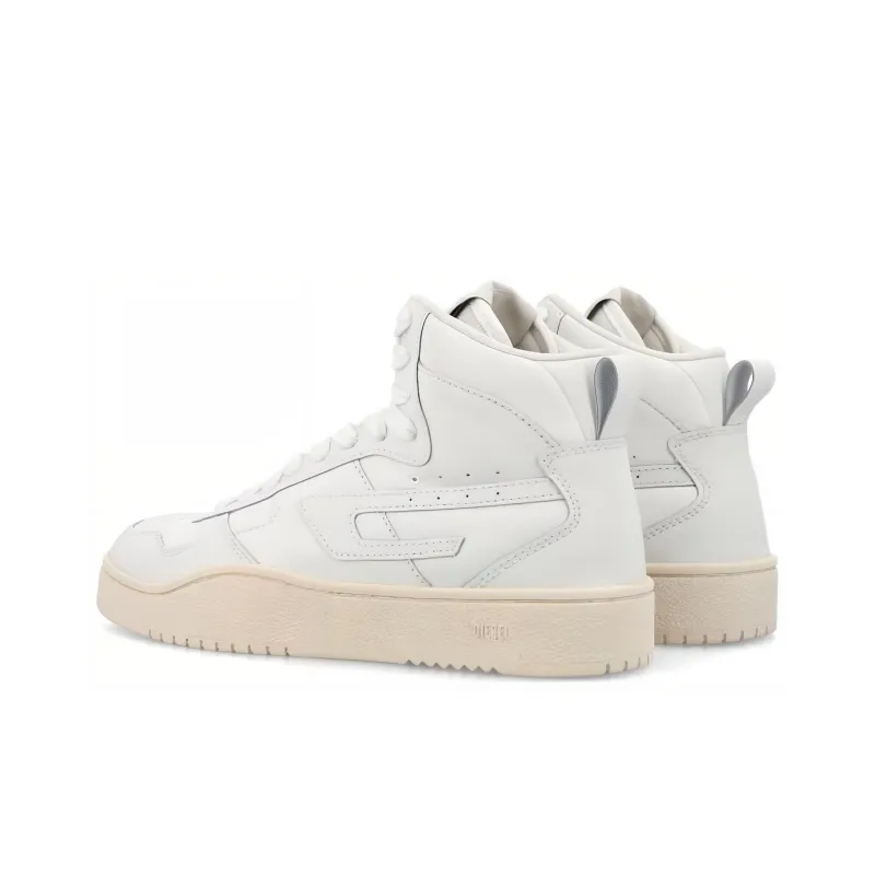 DIESEL S Ukiyo High Top Skateboard Shoes Men's White-2