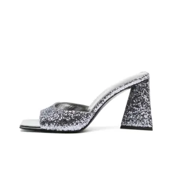 The Attico Mini Devon Embellished Slip-On Sandals Women's