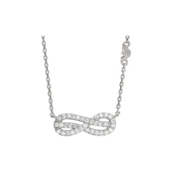 EMPORIO ARMANI Sterling Silver Station Necklace
