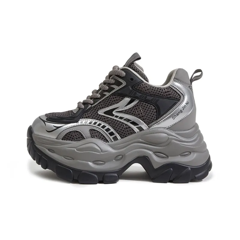 Milan Love Song Cushioning Anti-Slip And Wear-Resistant Low-Top Chunky Sneakers Women's-7