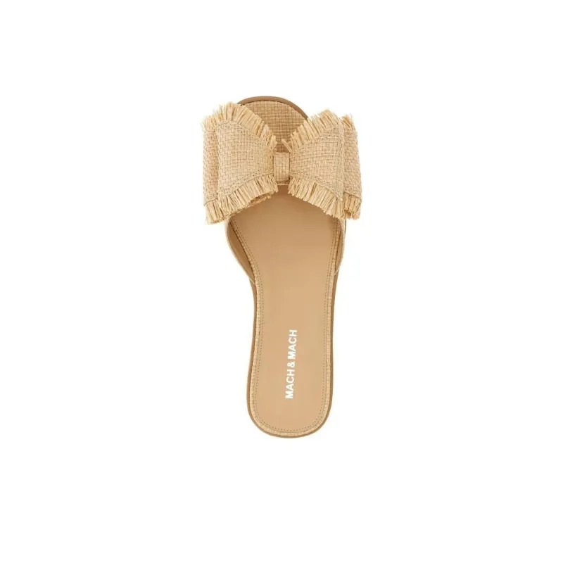 MACH & MACH Bow Detailed Flat Sandals Women's-3