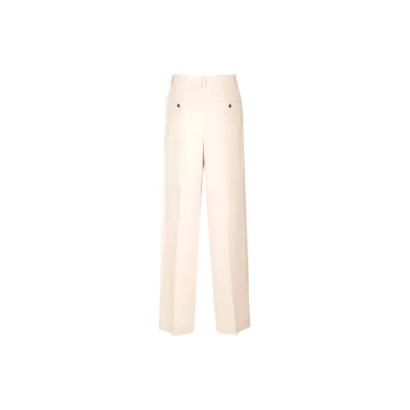 THEORY High Rise Wide Leg Trousers-1
