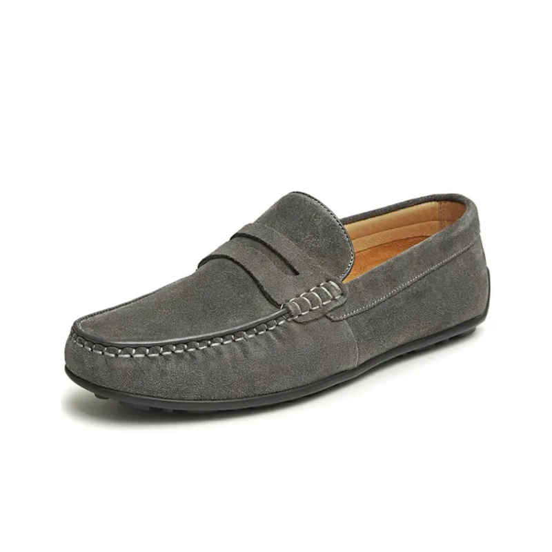 TATA Dress Shoes Men Low Top Solid Color-8