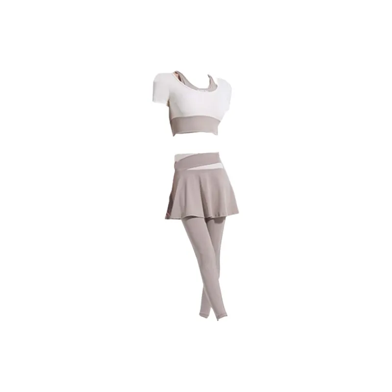 Shuosen Yoga Sets Polyester Elastane Yoga Room Outdoor Women's-0
