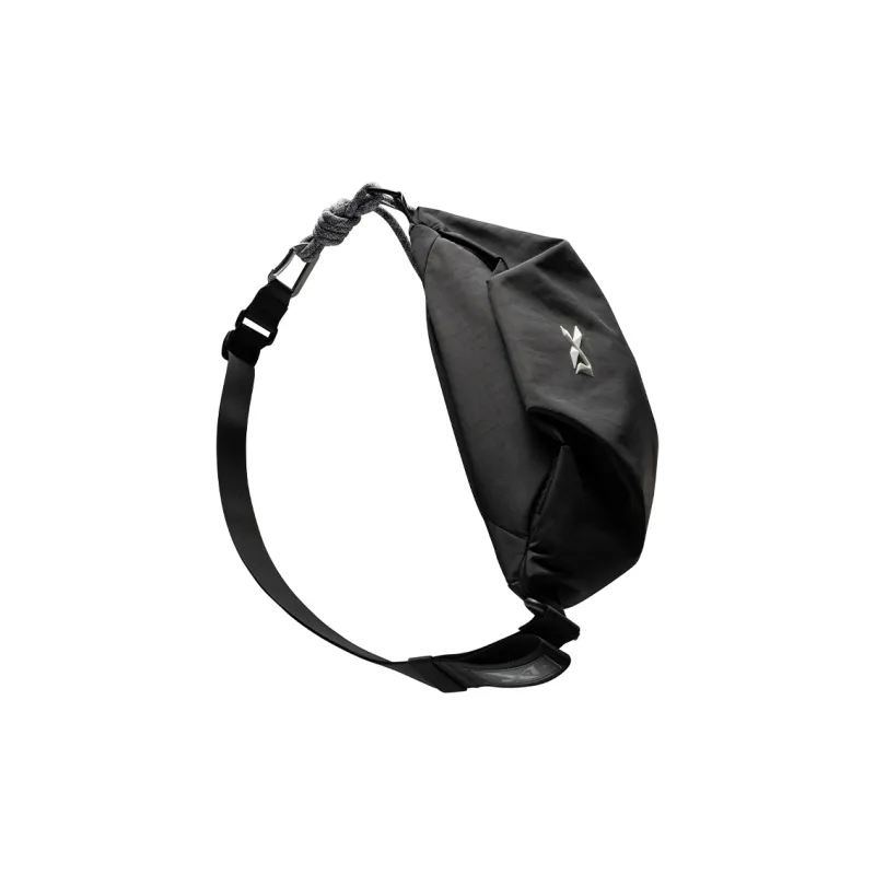 NIID Polyester Crossbody Bag, Sling Bag Small Size Unisex Obsidian Texture/Moss Green Texture/Limestone Texture-1