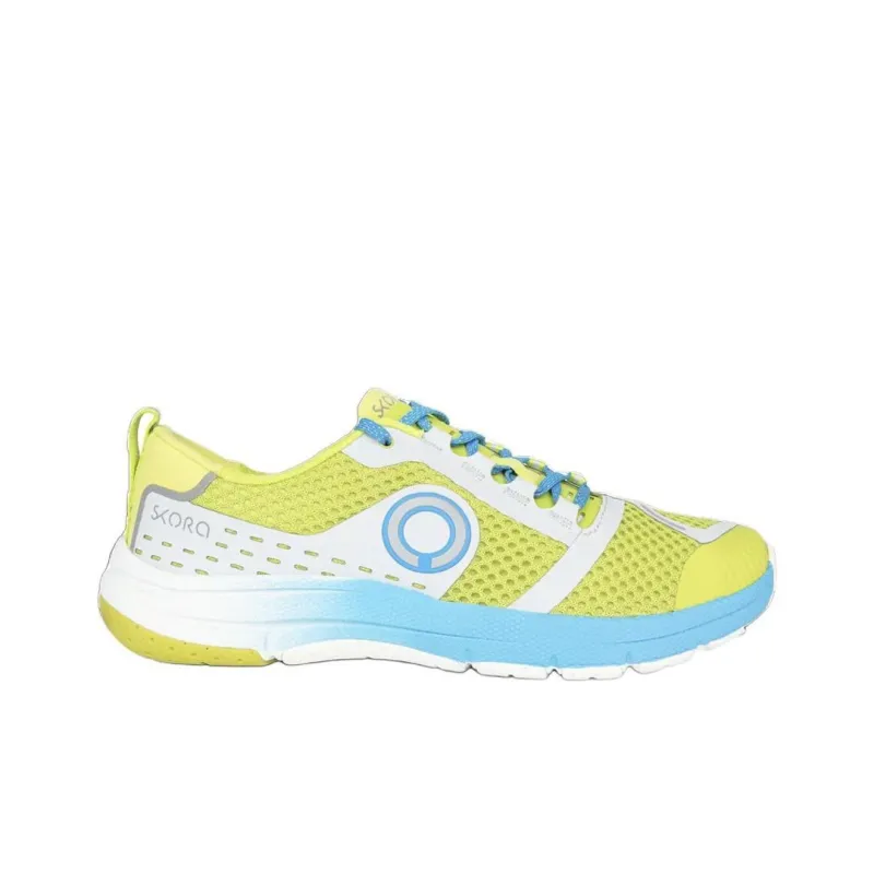 SKORA Cushioning Wear-Resistant Low-Top Running Shoes Men's Yellow White Blue-1