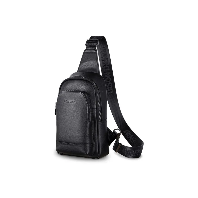 BISON DENIM Sling Bags Black-1