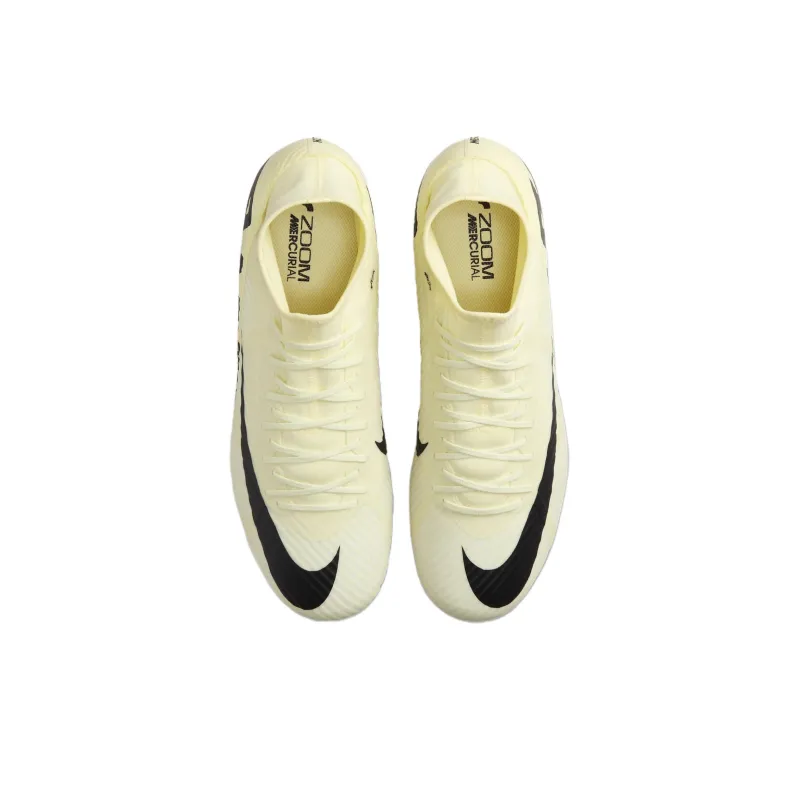Nike Mercurial Superfly 9 Academy Hard Ground High Top Soccer Cleats 'Lemonade'-4
