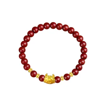 The Years Are Quiet Reconstructed Cinnabar Bracelets Unisex