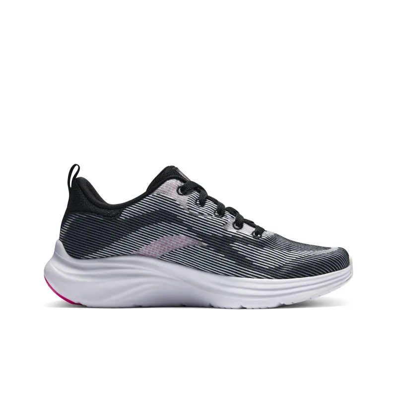 Skechers Low Top Casual Running Shoes Women's Black Purple Red-1