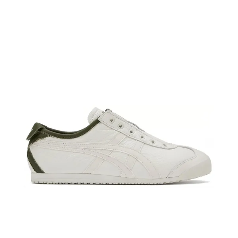 Onitsuka Tiger Mexico 66 Slip On Shoes White Green-1