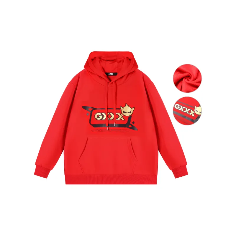 GXXX Hooded Casual Sweatshirt Unisex-1