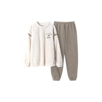 Mulong Family Pajama Set Men's Apricot