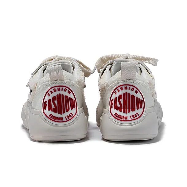 SELAIYA Anti Slip And Wear Resistant Height Increasing Low Top Skateboard Shoes Women's-9
