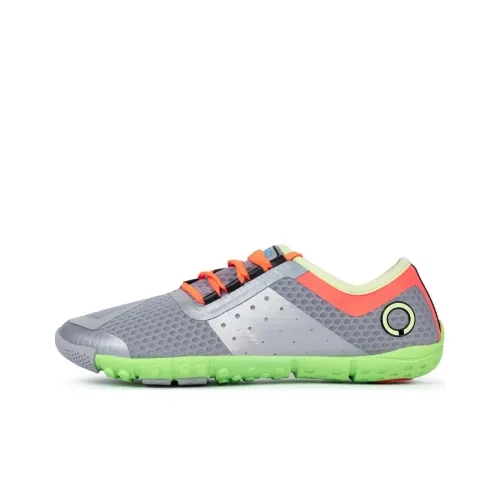 SKORA Phase Cushioning Wear-Resistant Low-Top Running Shoes Men's Gray Green Orange
