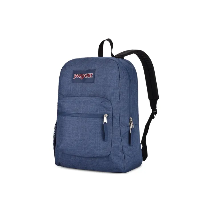 JanSport Fabric Backpack Medium Size Unisex Dark Blue-1