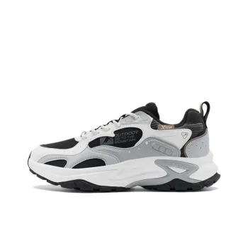 XTEP Cushioning Low-Top Casual Shoes Men's White Gray Black