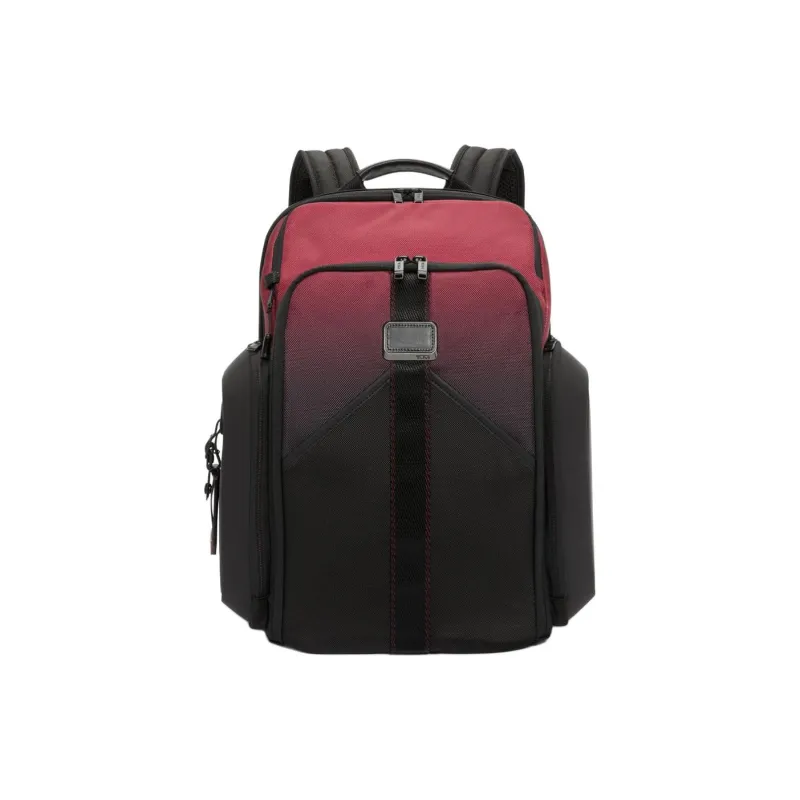 TUMI Fabric Backpack Large Size Unisex Red Gradient-0