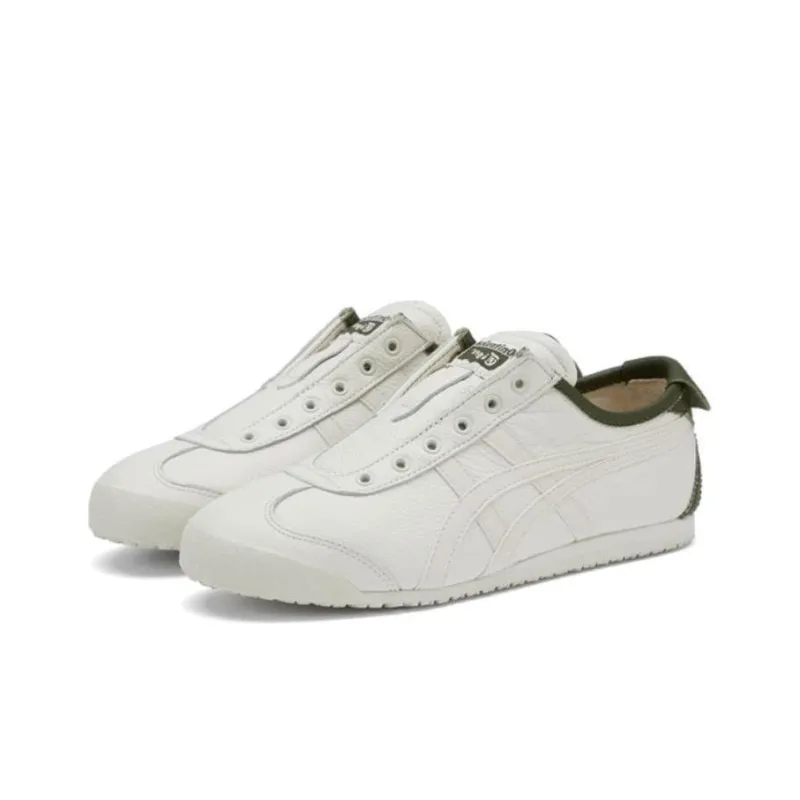 Onitsuka Tiger Mexico 66 Slip On Shoes White Green-2