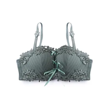 Flowers In Water Bra Women's Green