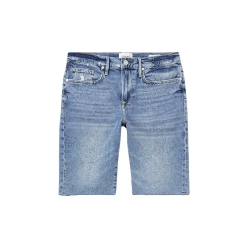 FRAME Denim Shorts Men Blue