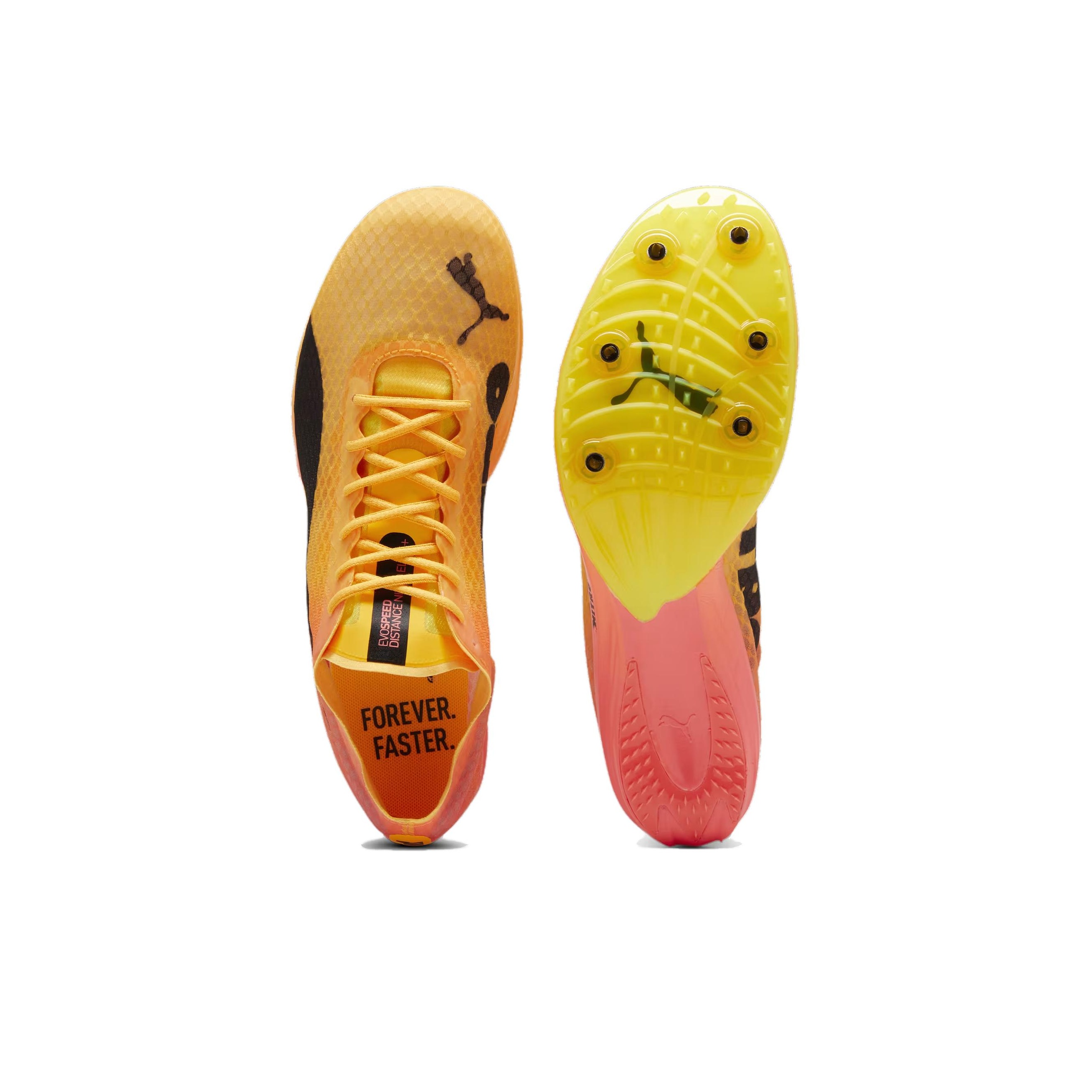 PUMA EvoSPEED Distance Nitro Elite+ 4 Cleats 'Orange Black