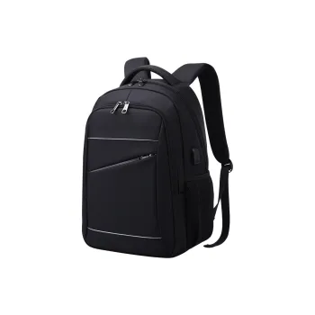 MingLu Oxford Travel Bag Gym Bag Backpack Regular Unisex Black
