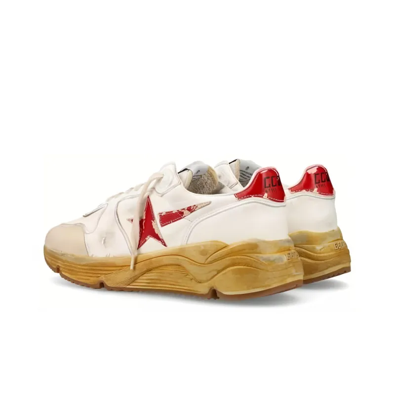 Golden Goose Running Sole White Red-3