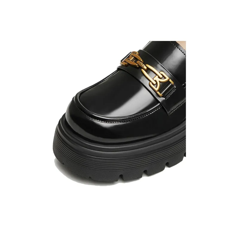 TATA Loafers Women's Solid Color-12