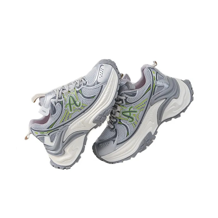 WOOS BOBO Cushioning Breathable Coverage Support Balance Lightweight Height Increasing Low-Top Chunky Sneakers Women's-9