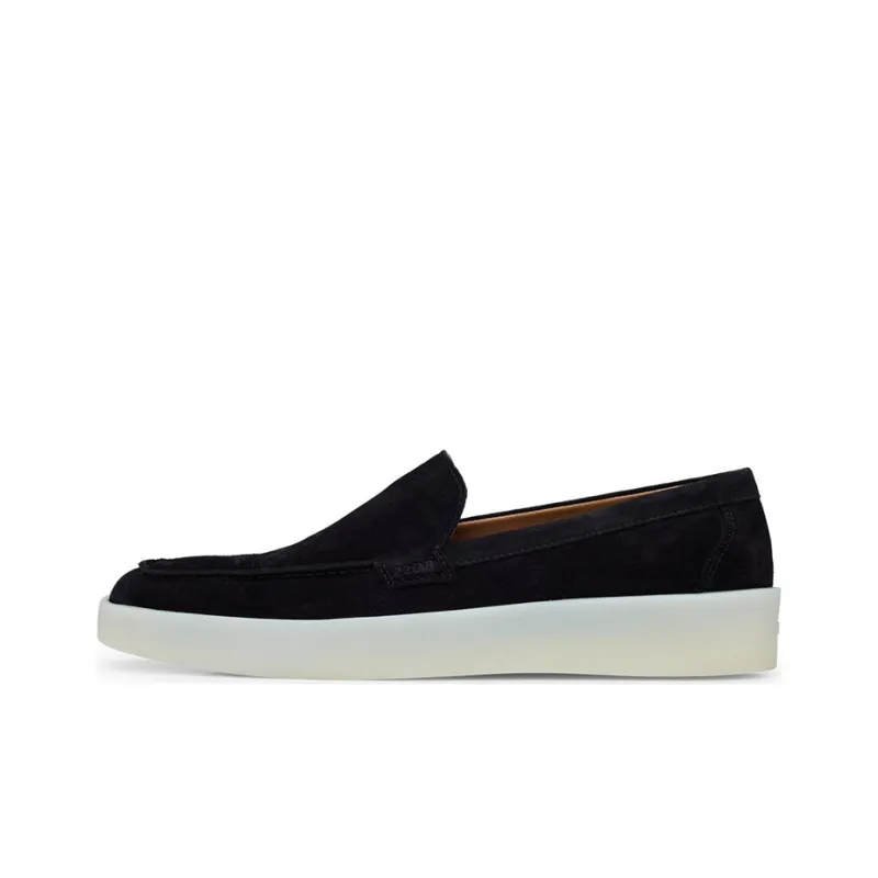 BOSS Square-toe Suede Loafers-0
