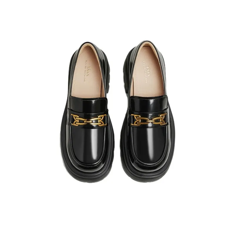TATA Loafers Women's Solid Color-11