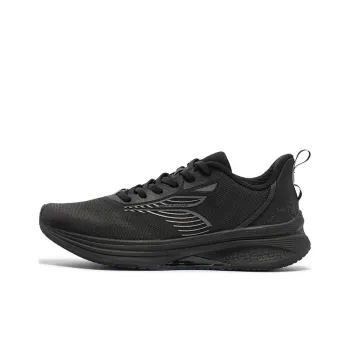 361° Titan Lite SE Cushioning Wear Resistant Low Top Running Shoes Men's Black Gray