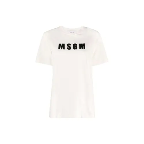 MSGM T-Shirts Women's Light Beige