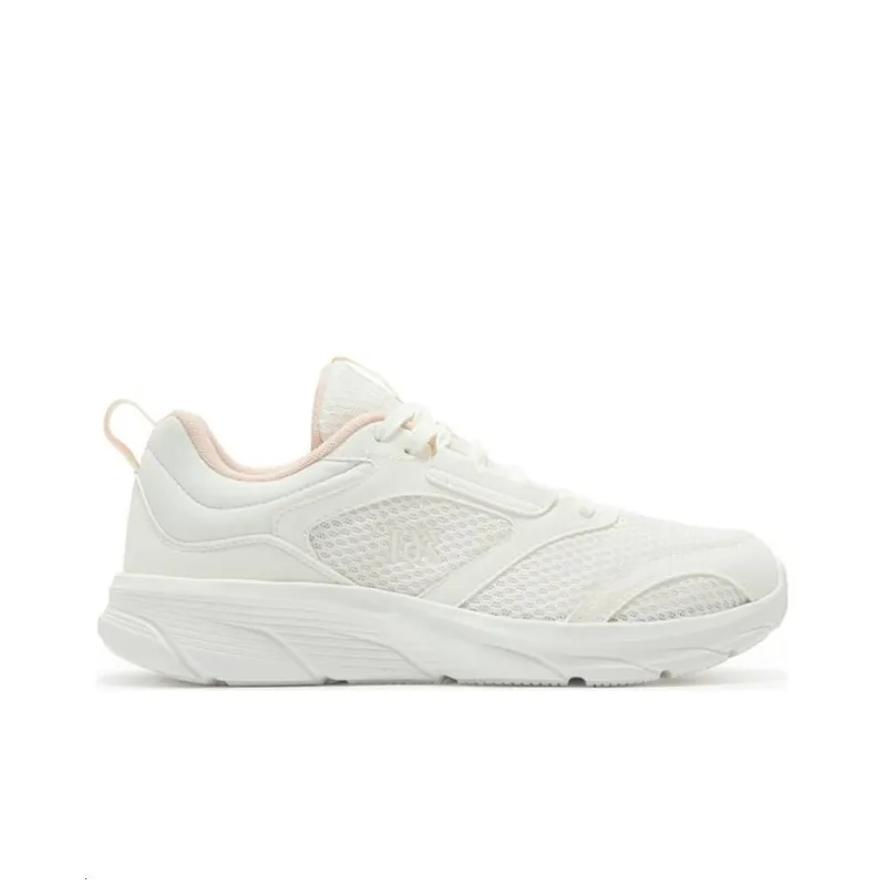 361° Cushioning Anti-Slip And Wear-Resistant Low-Top Running Shoes Women's White Pink-1