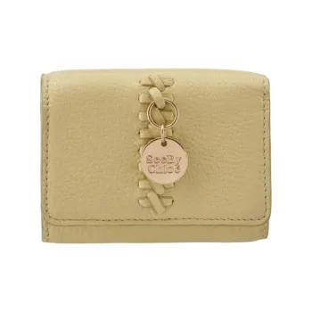 See By Chloe Tilda Grained Goatskin Wallet Mini Women's Solid Yellow