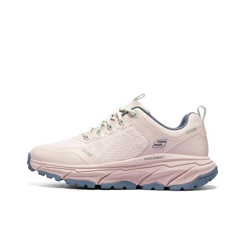 Skechers OUTDOOR Cushioned Wear Resistant Support Low Top Casual Shoes Women's Rose Red-0