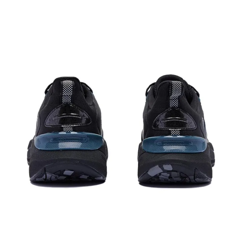 QIAODAN Cushioning Wear-Resistant Low-Top Running Shoes Men's Stellar Blue-3